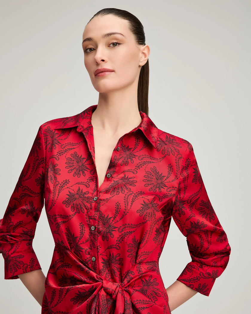 PAISLEY FAN JACEY DRESS