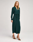 SEFERINA DRESS IN DEEP MALACHITE