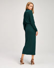 SEFERINA DRESS IN DEEP MALACHITE