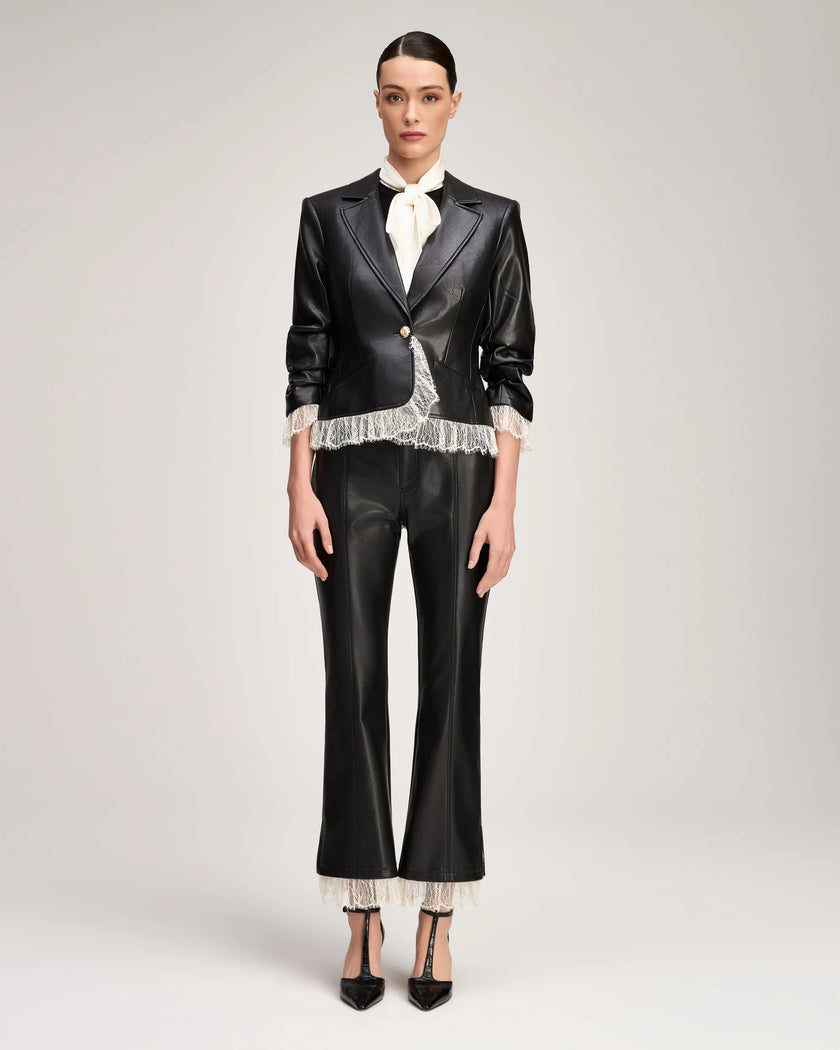 VEGAN LEATHER LE PETIT ROXIE BLAZER