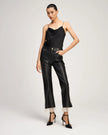 VEGAN LEATHER ROXIE LACE MAISIE PANT