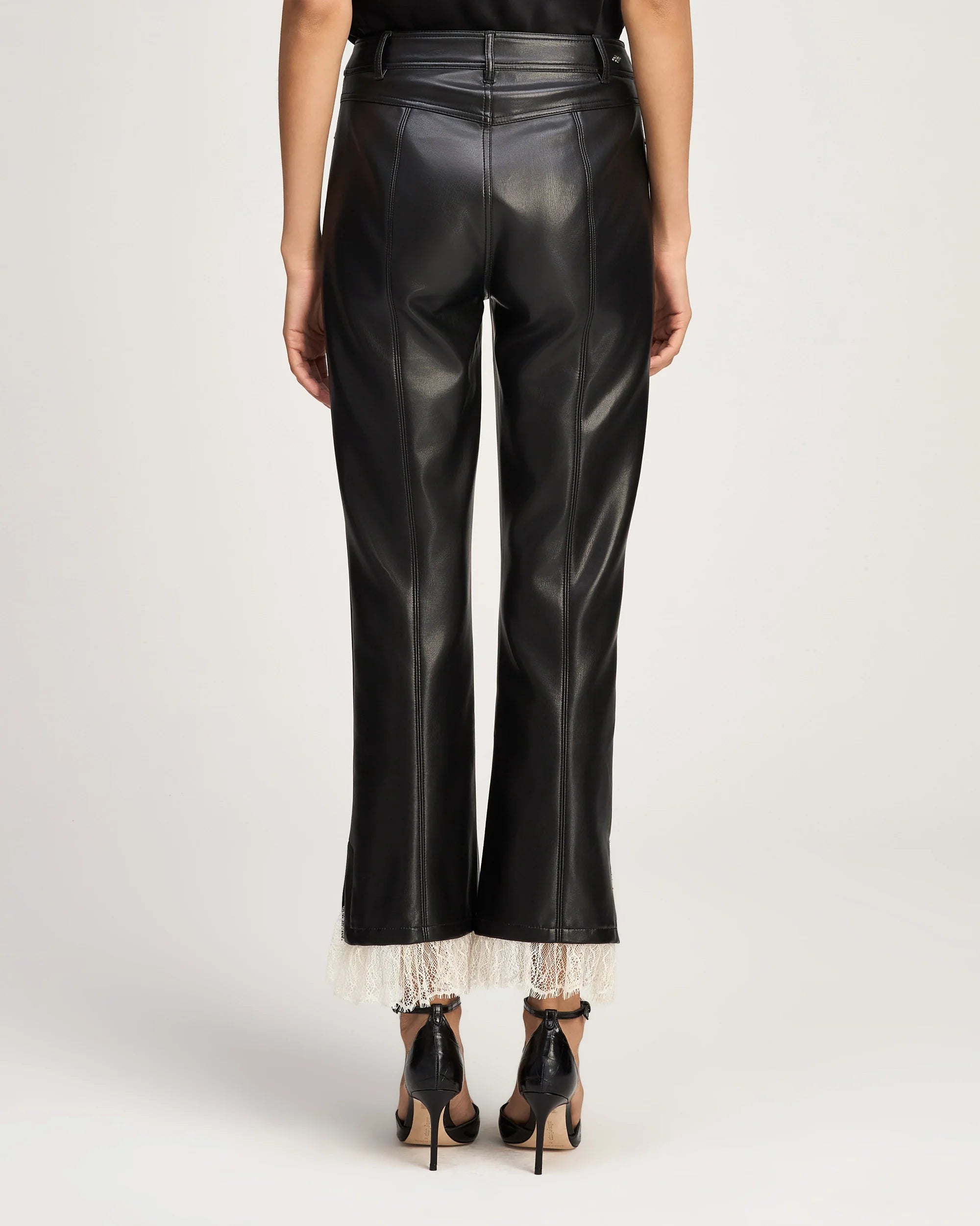 VEGAN LEATHER ROXIE LACE MAISIE PANT