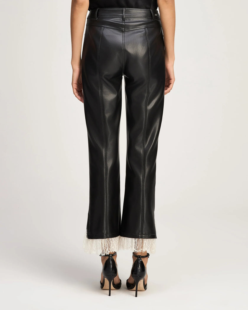 VEGAN LEATHER ROXIE LACE MAISIE PANT