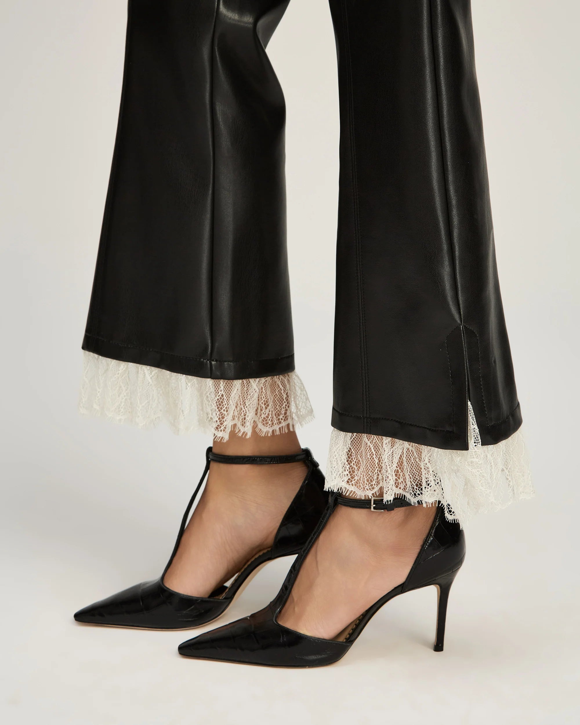 VEGAN LEATHER ROXIE LACE MAISIE PANT