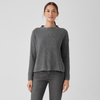 BOXY FUNNEL NECK SWEATER