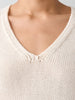 PERUVIAN ORGANIC COTTON CORD JERSEY VNECK TOP