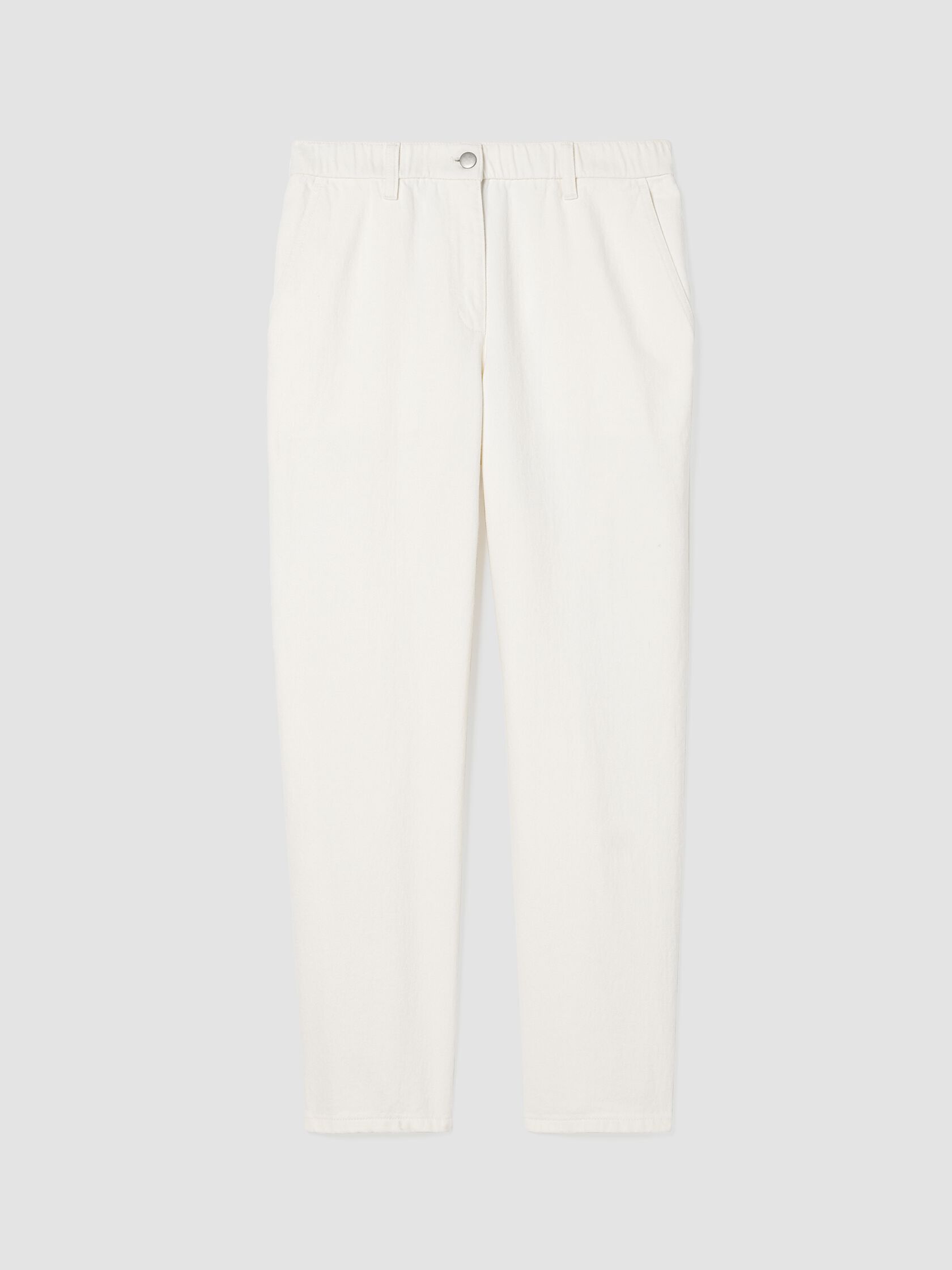 UNDYED UTILITY ORGANIC COTTON TAPERED PANT