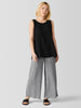 WOVEN PLISSE WIDE LEG PANT