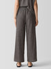 WOVEN PLISSE WIDE LEG PANT