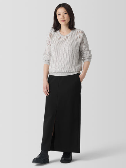 WASHABLE FLEX PONTE SKIRT