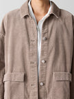 ORGANIC COTTON CORDUROY CLASSIC COLLAR JACKET