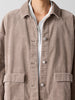 ORGANIC COTTON CORDUROY CLASSIC COLLAR JACKET