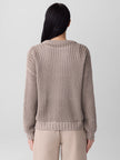 PERUVIAN ORGANIC COTTON CORD CREW NECK TOP