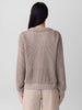 PERUVIAN ORGANIC COTTON CORD CREW NECK TOP
