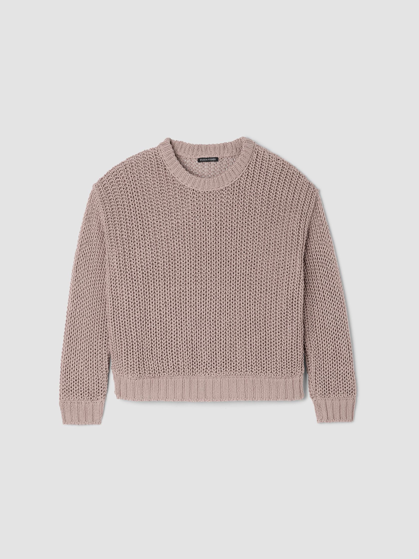 PERUVIAN ORGANIC COTTON CORD CREW NECK TOP