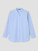 STRIPED POPLIN CLASSIC COLLAR SHIRT