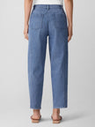 COTTON STRETCH DENIM LANTERN JEAN