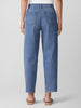 COTTON STRETCH DENIM LANTERN JEAN