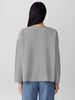 STRIPED ORGANIC COTTON SLUB BATEAU NECK TOP