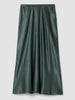 TEXTURED SATIN SLIP SKIRT