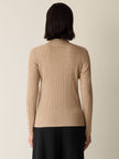 SUPERFINE MERINO TURTLENECK TOP IN REGENERATIVE WOOL