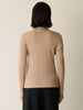 SUPERFINE MERINO TURTLENECK TOP IN REGENERATIVE WOOL