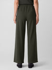 WASHABLE FLEX PONTE WIDE LEG TROUSER PANT