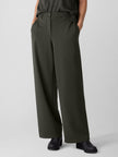 WASHABLE FLEX PONTE WIDE LEG TROUSER PANT