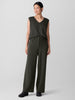 WASHABLE FLEX PONTE WIDE LEG TROUSER PANT