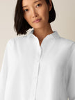 ORGANIC COTTON POPLIN CLASSIC COLLAR SHIRT