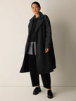 LIGHT COTTON NYLON PADDED TRENCH COAT