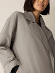 LIGHT COTTON NYLON PADDED TRENCH COAT