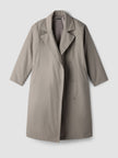 LIGHT COTTON NYLON PADDED TRENCH COAT