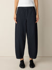 COTTON INDIGO KNIT DENIM LANTERN PANT