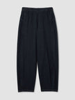 COTTON INDIGO KNIT DENIM LANTERN PANT