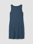BUBBLE JACQUARD BATEAU NECK DRESS
