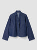 LIGHTWEIGHT ORGANIC COTTON DENIM CURVED JACKET
