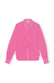 CHIFFON RUFFLE BLOUSE
