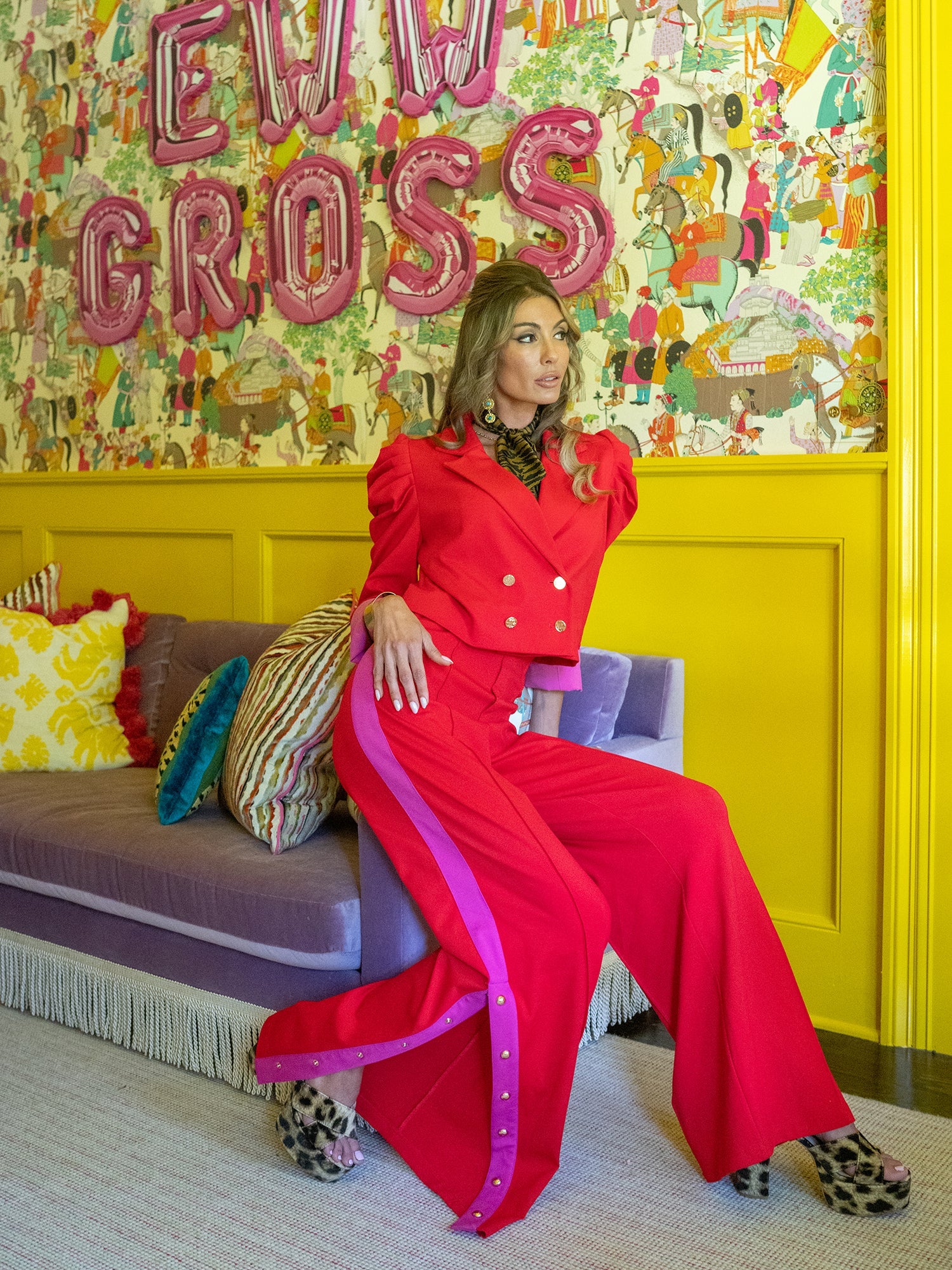 PAISLEY PANT RACER STRIPE