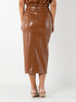 PENCIL SKIRT VEGAN LEATHER