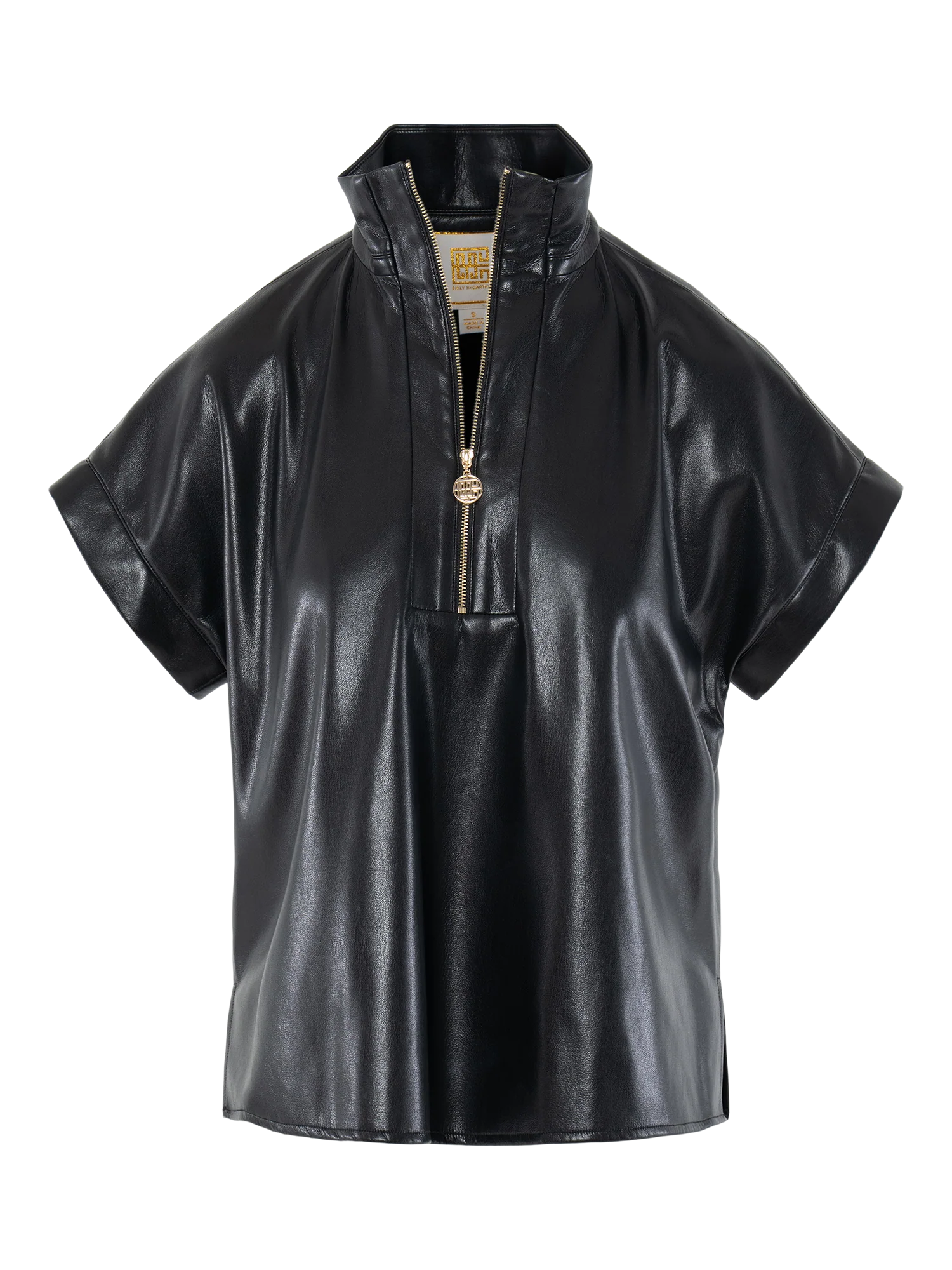 POPPY PULLOVER VEGAN LEATHER