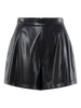 TAILORED SHORT VEGAN LEATHER