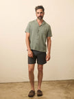 SHORT SLEEVE HEMP BLEND SHIRT