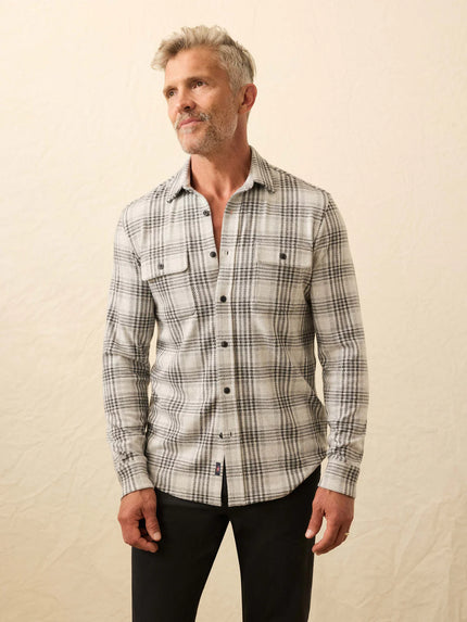 LEGEND BUTTON UP SWEATER SHIRT
