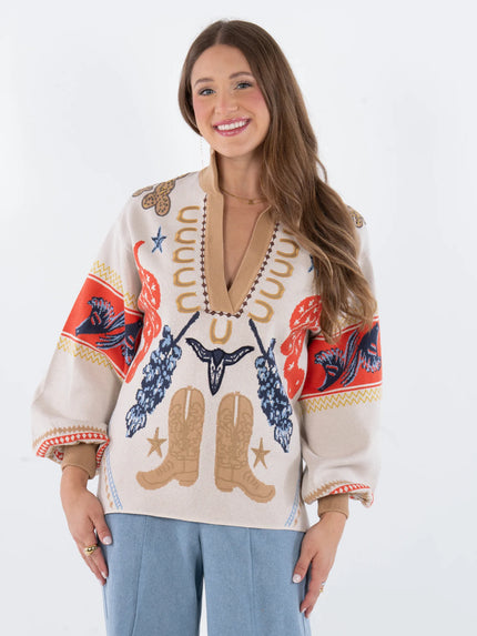 LOLLI SWEATER LONE STAR