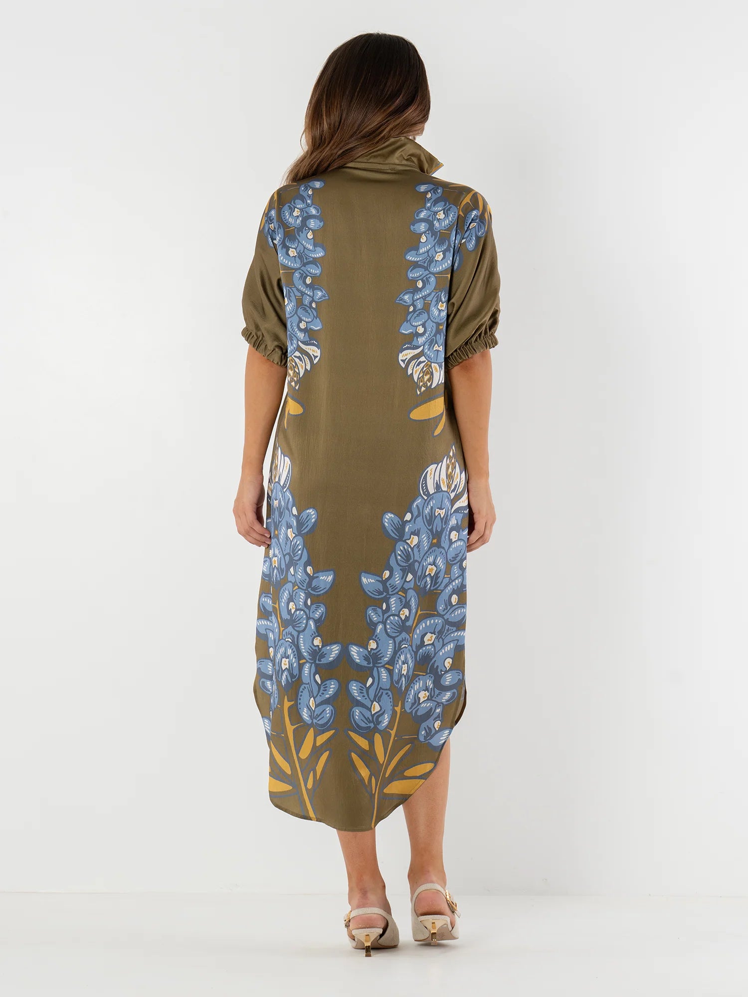 POPPY CAFTAN BLUE BONNET