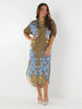 POPPY CAFTAN BLUE BONNET