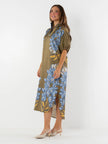POPPY CAFTAN BLUE BONNET