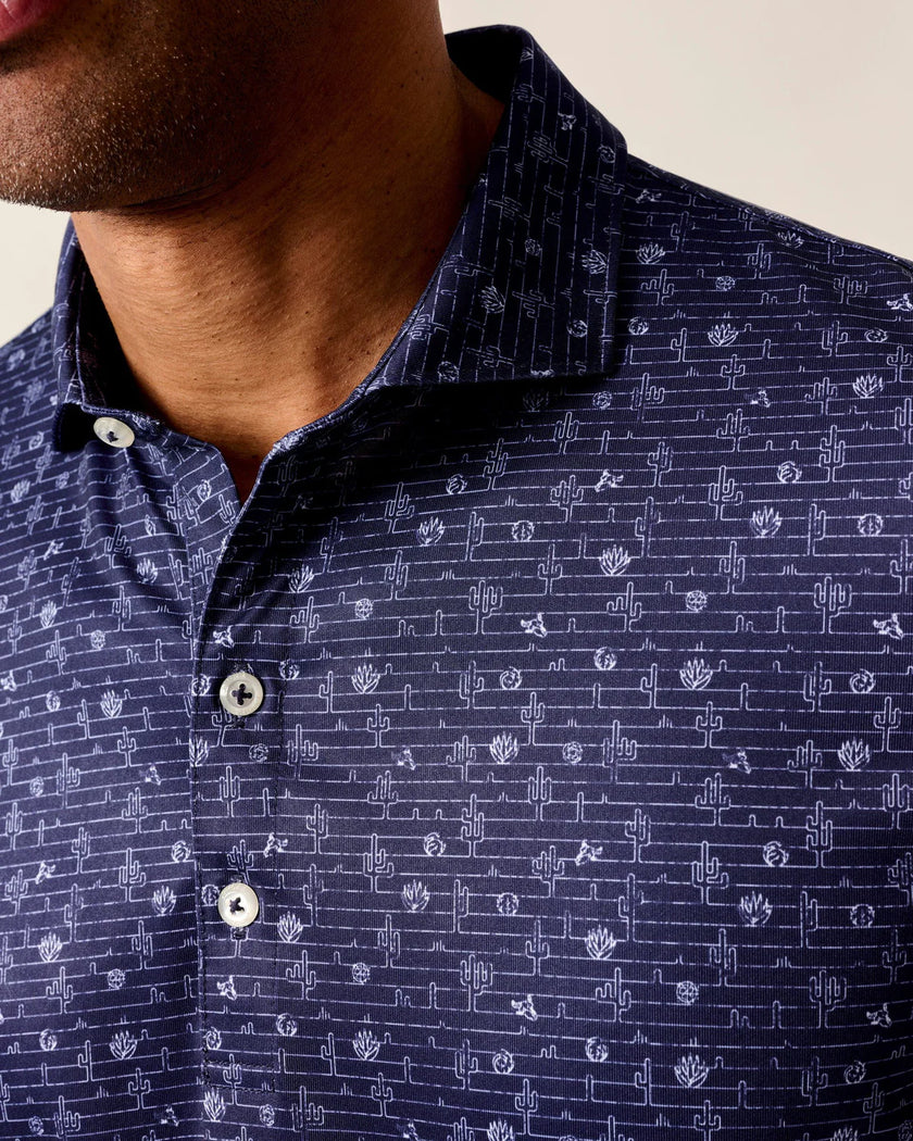 PERFORMANCE JERSEY POLO TUMBLEWEED