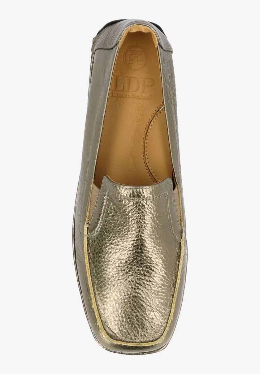 FALIRA LEATHER DRIVER FLATS